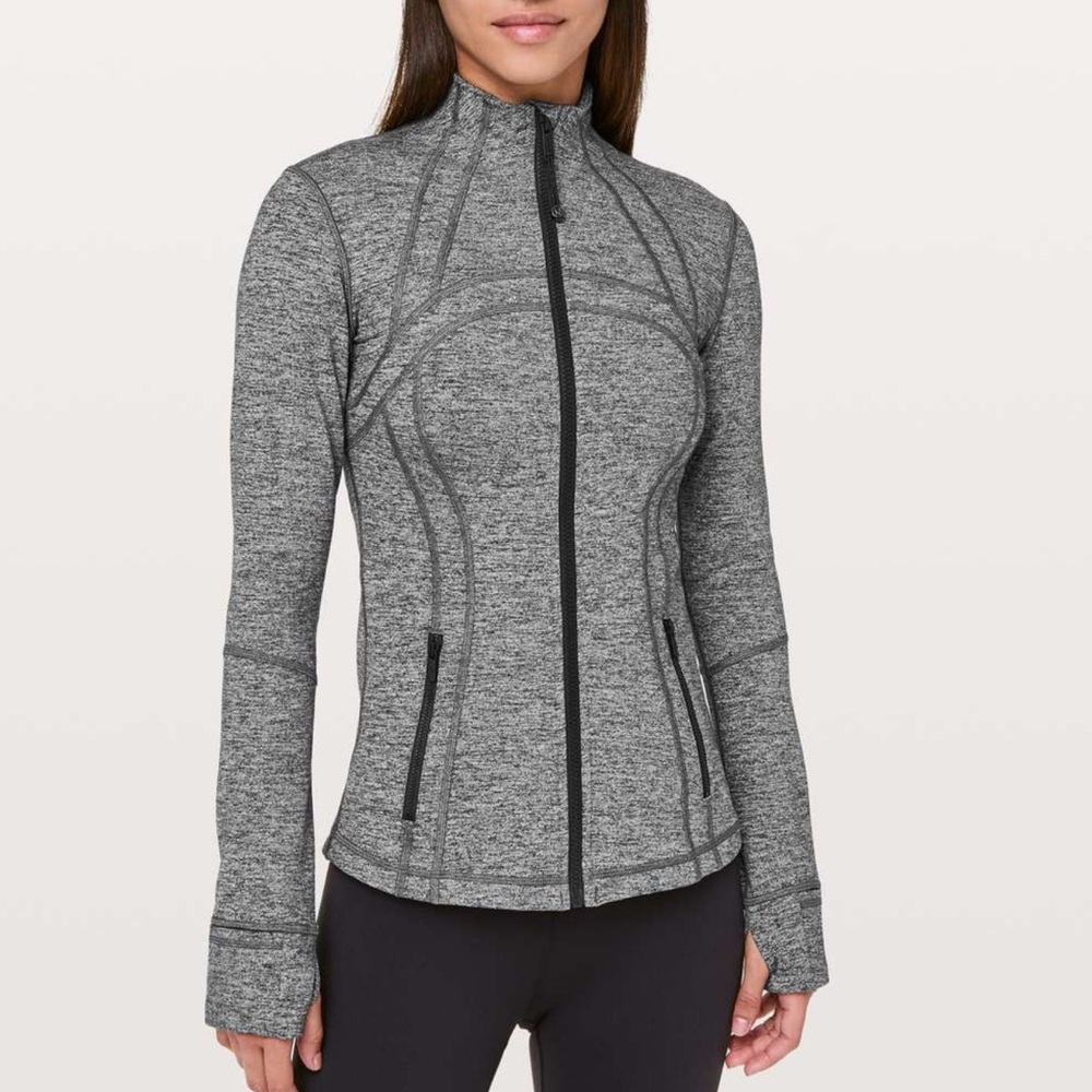 Lululemon Heathered Black Define Jacket